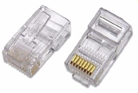 Conectores Rj45 Cat5 Etouch bolsa 100unidades