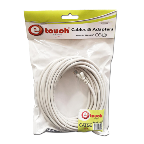 Cable de red Pach Cord cat5 gris ETOUCH 25f/7.5m