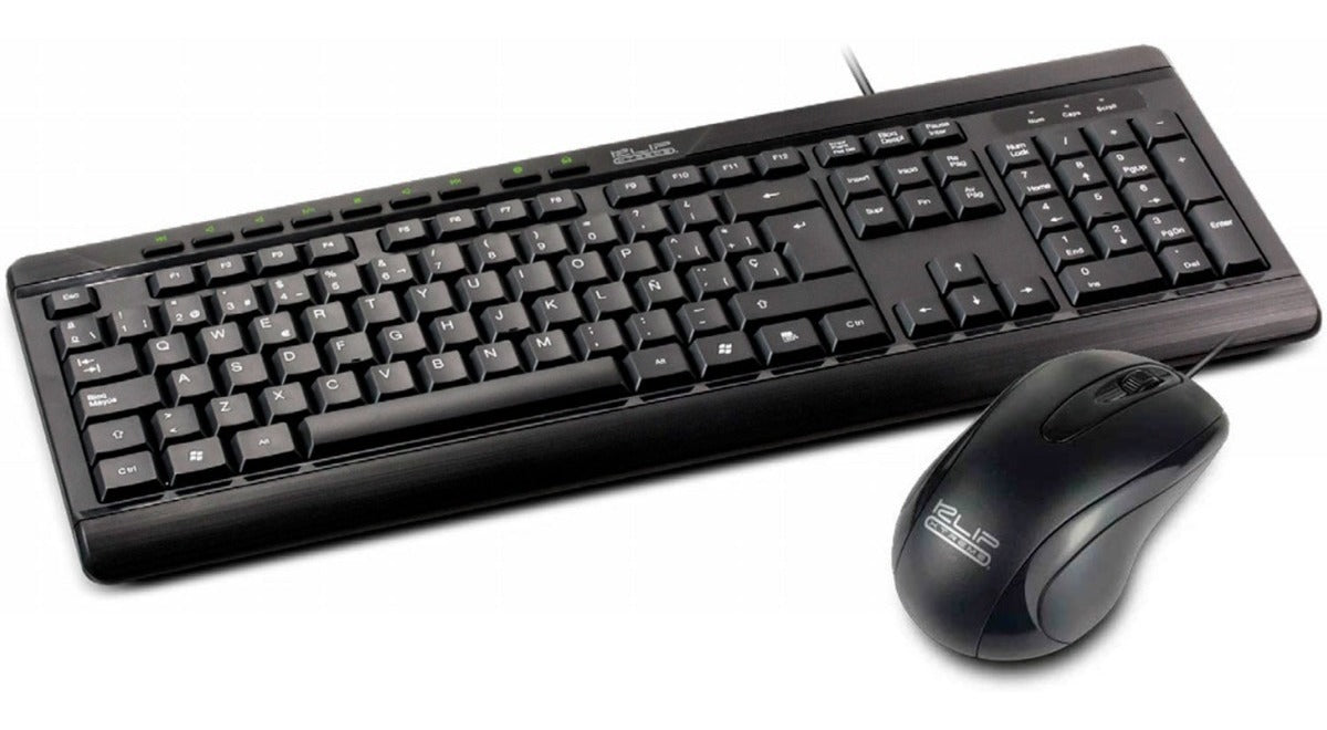 Teclado y mouse alambrico usb Desk Mate KLIPXTREME KCK-251S