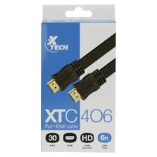 Cable HDMI 1.8mts plano Xtech XTC406