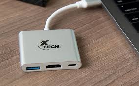 Convertidor 3 en 1 USB tipo C a multipuerto Xtech XTC565